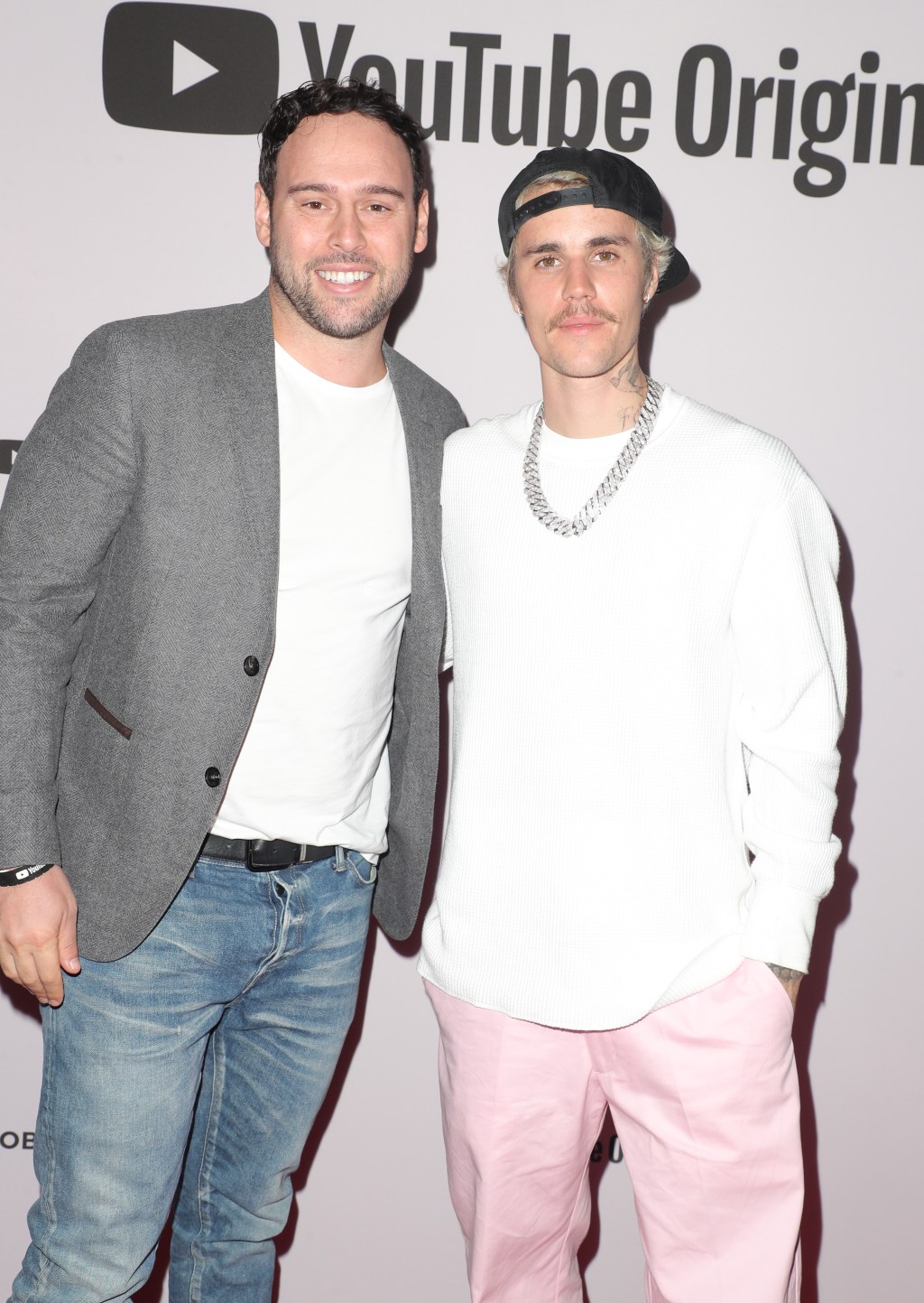Scooter Braun and Justin Bieber