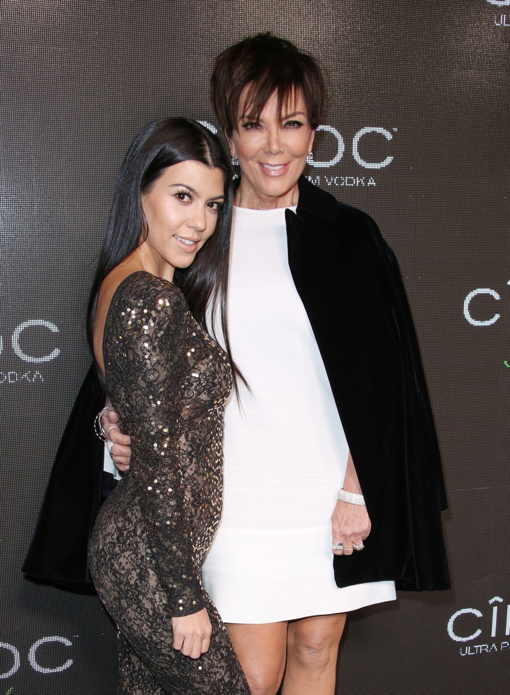 Kourtney Kardashian and Kris Jenner