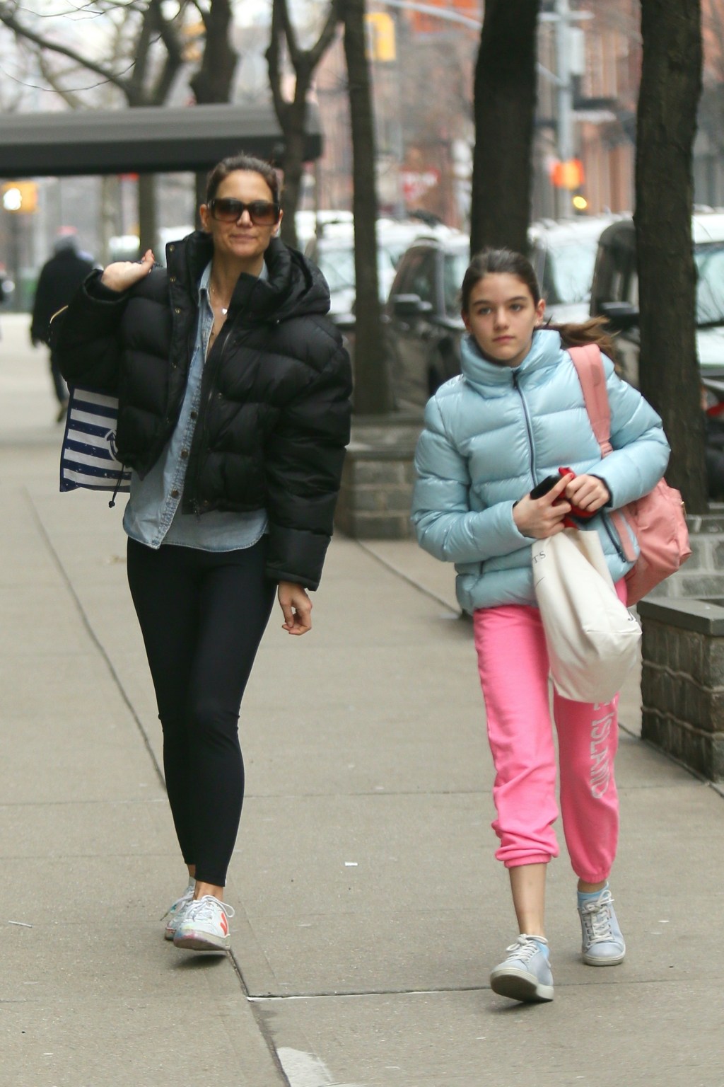 Katie Holmes and Suri Cruise are spotted out and about Saturday afternoon