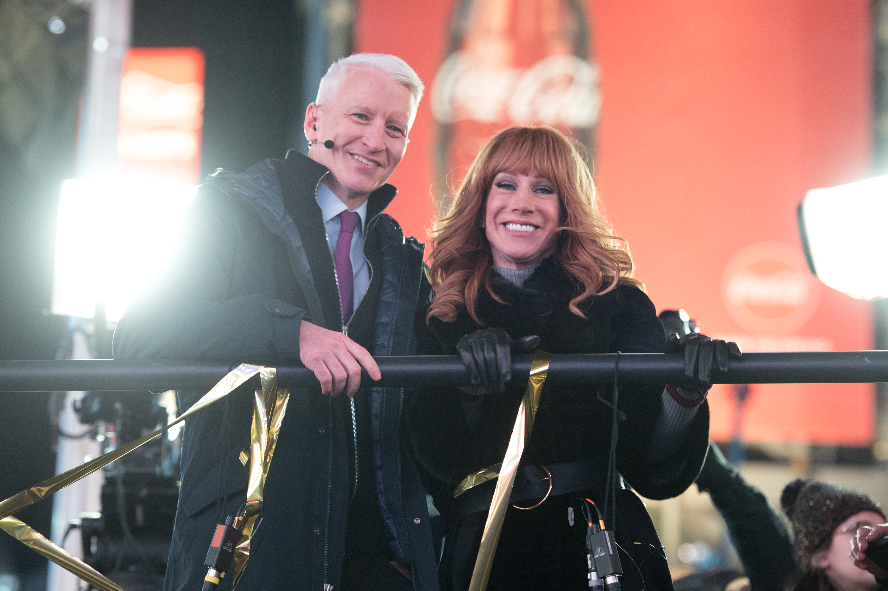 New Year's Eve Anderson Cooper and Kathy Griffin