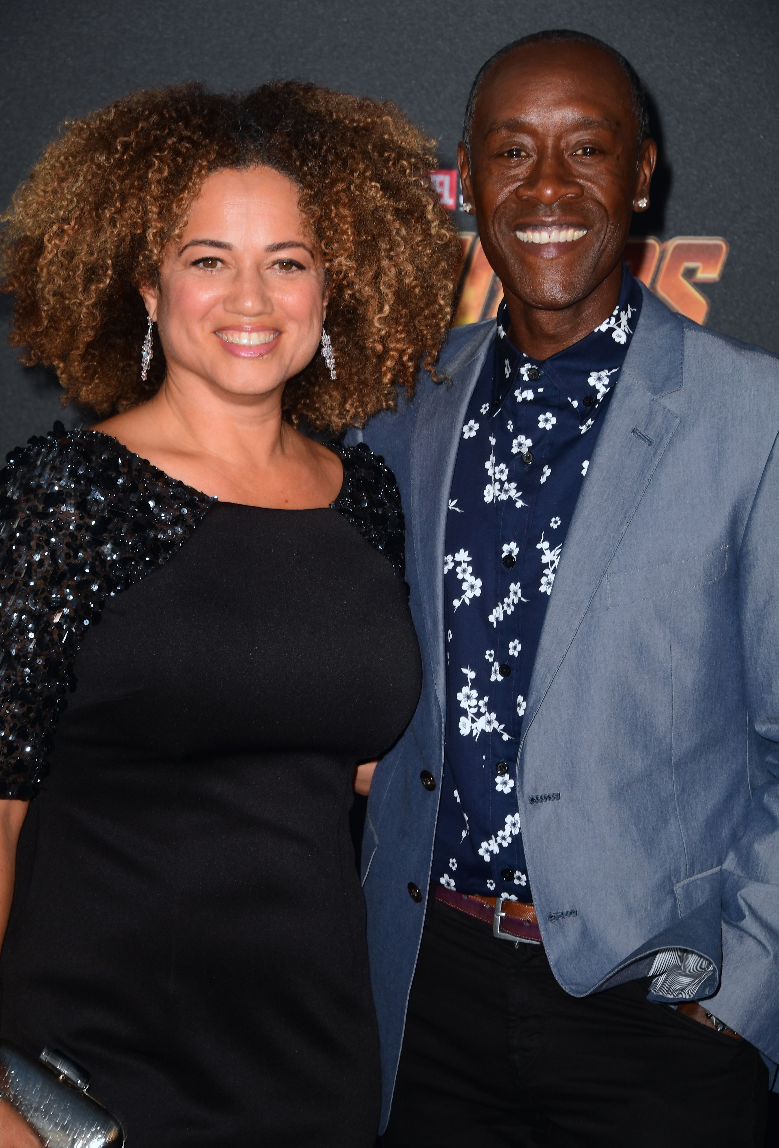Don Cheadle and his wife Brigid Coulter